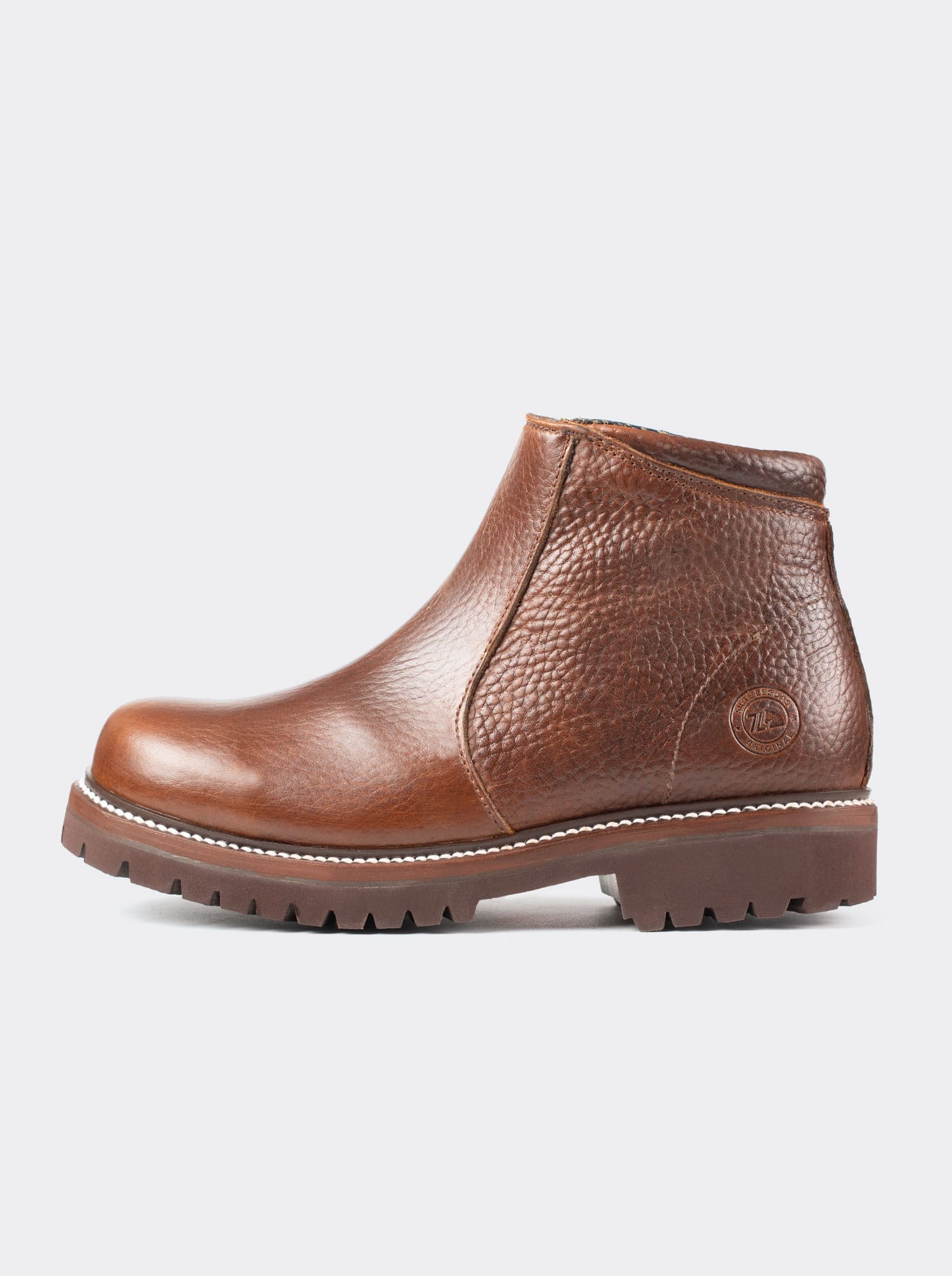 Zippered Comfort Boot in Bull Fight Ocher Style 2466