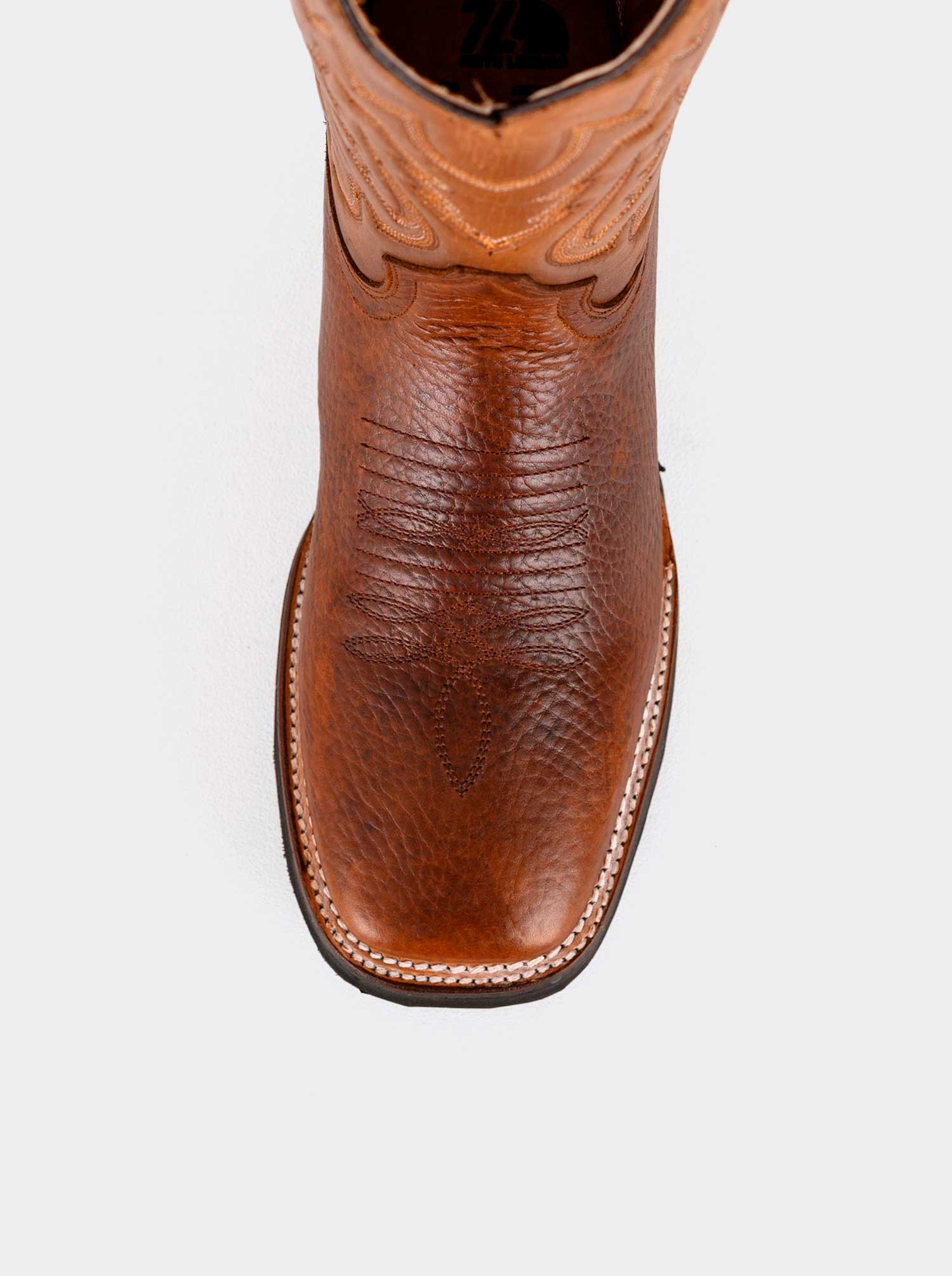 Light Rodeo Work Boot in Bull Fight Ocher Style 1545