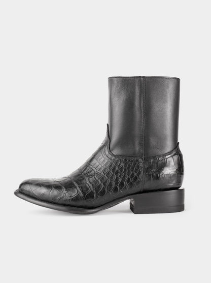 Montana Black Zippered Cowboy Bootie Style 11200 (copia) (copia) (copia)