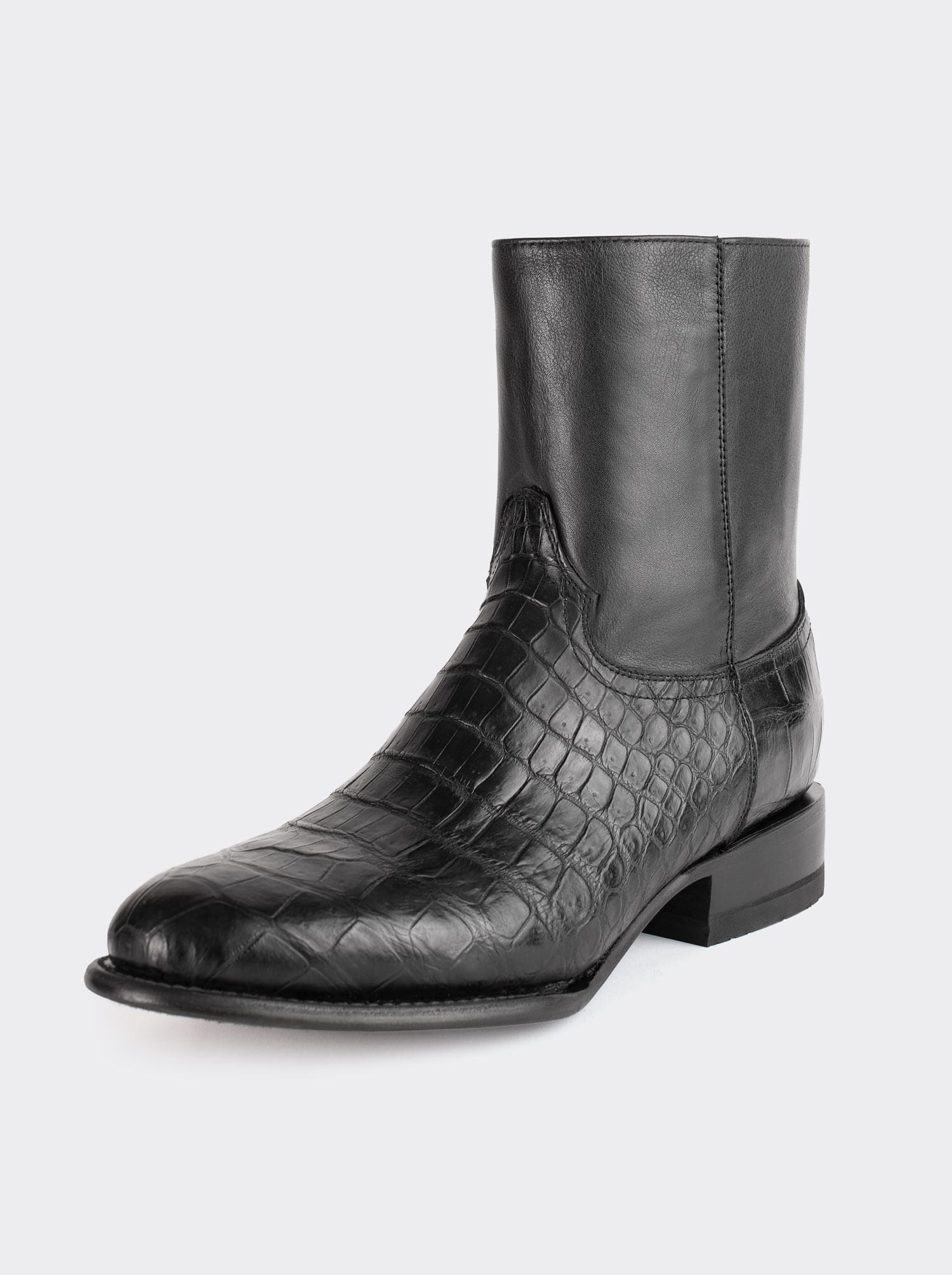 Montana Black Zippered Cowboy Bootie Style 11200 (copia) (copia) (copia)