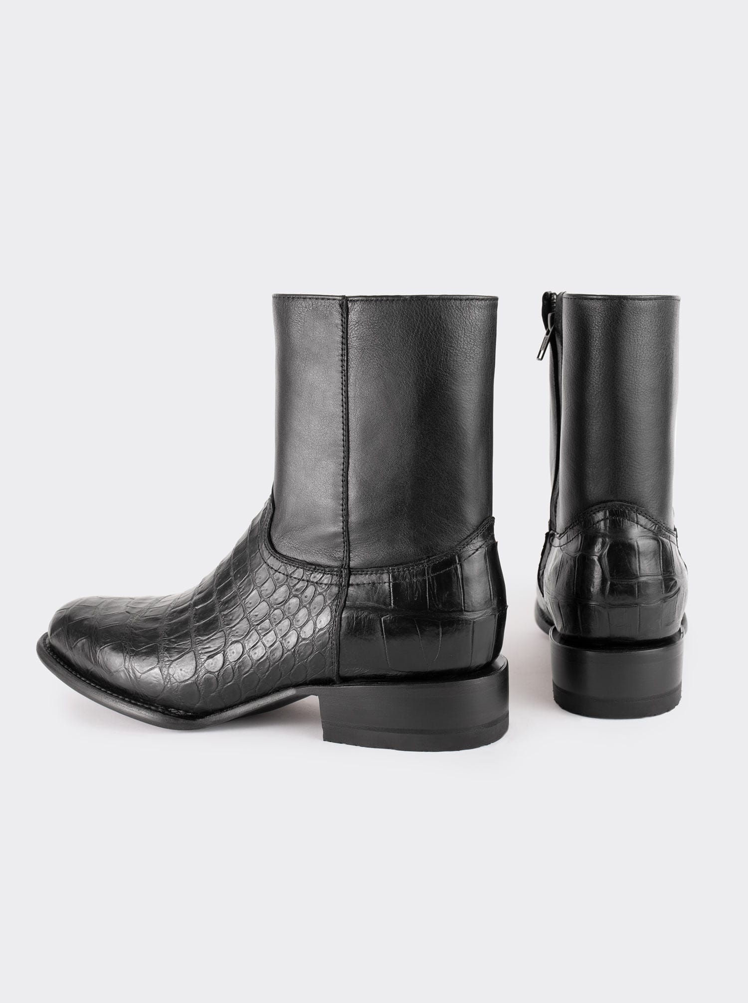 Montana Black Zippered Cowboy Bootie Style 11200 (copia) (copia) (copia)