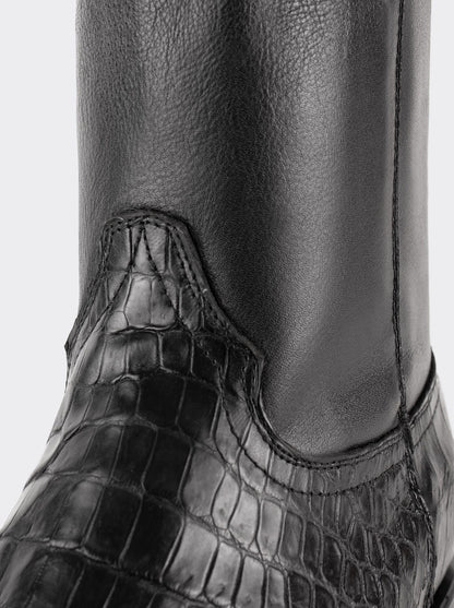 Montana Black Zippered Cowboy Bootie Style 11200 (copia) (copia) (copia)