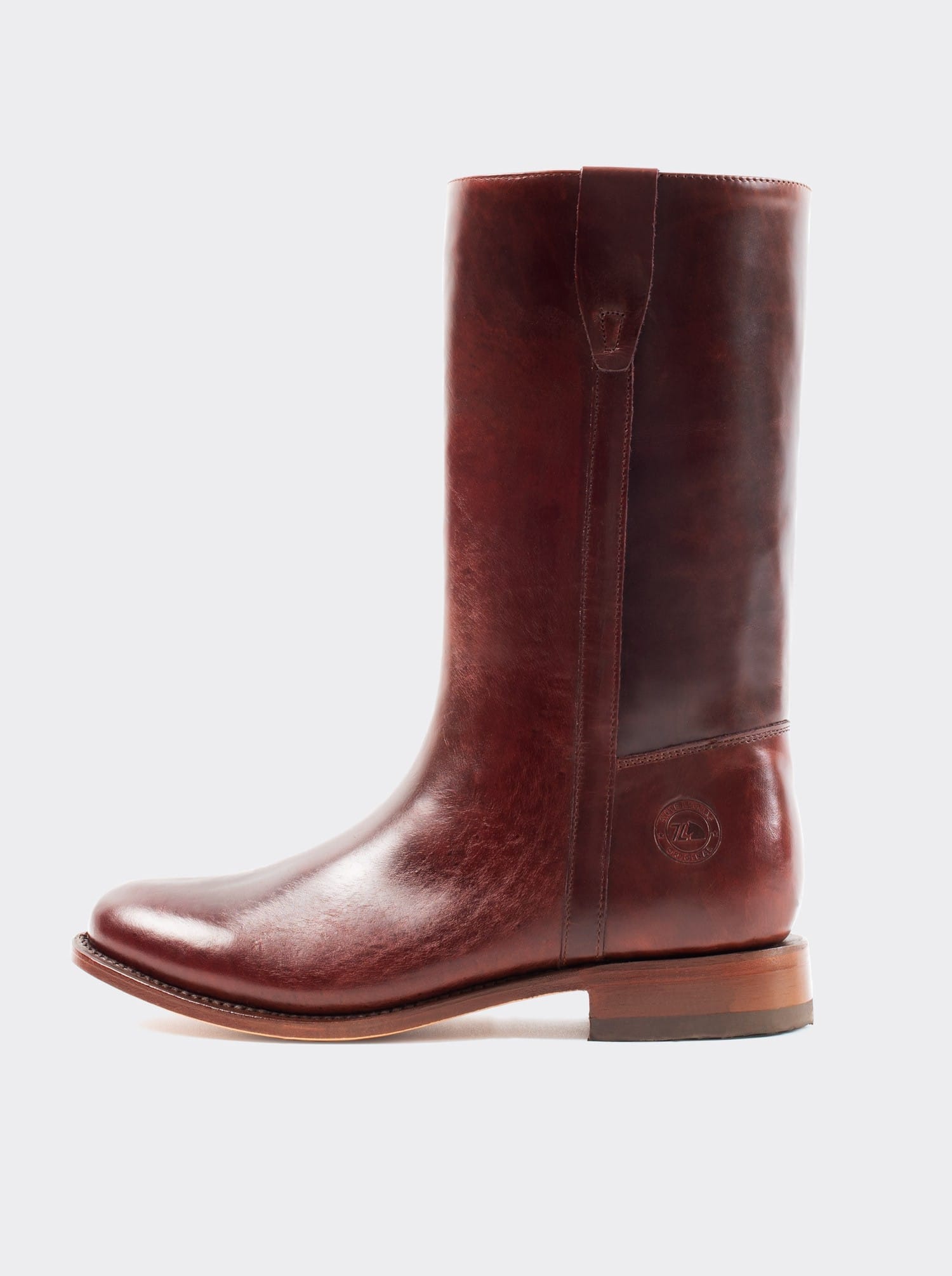 Zippered Spanish Boot in Pull-up Shedron Style 3063