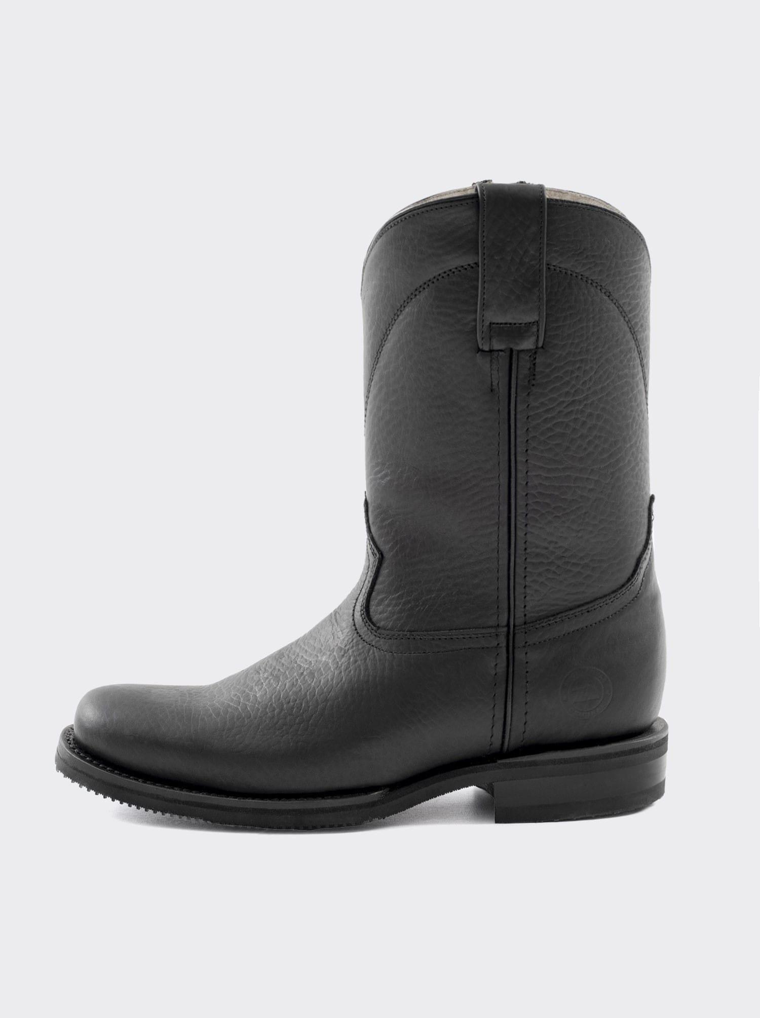 Bull Fight Black Roper Zipper Boot Style 1677
