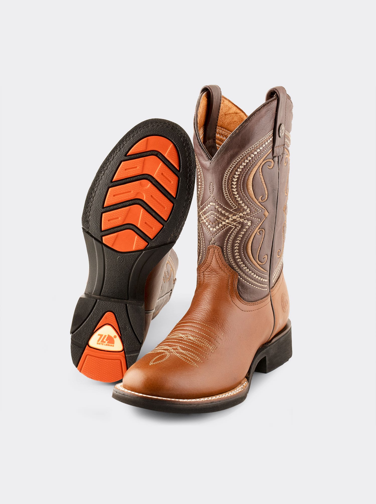 Rodeo Boot with Lightweight Sole for Work Challenger Mahogany 1546