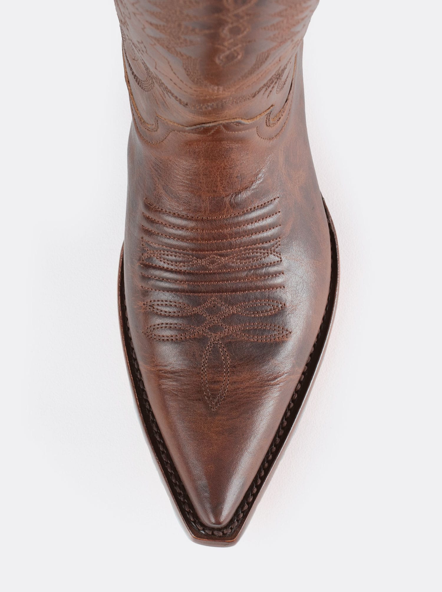 Men's Leather cuban Heel Cowboy Boot Whiskey Paddock Style 1748