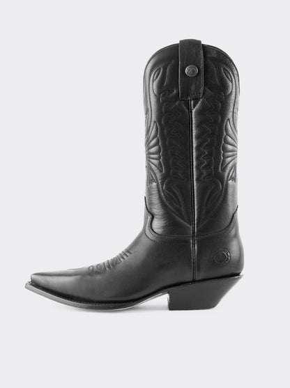Cuban Heel Cowboy Boot in Montana Black Style 1041