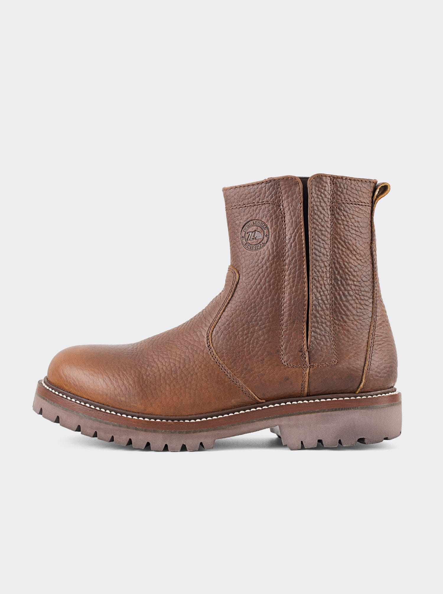 Work Boot With Elastic Bands in Bull Fight Ocher Style 2727