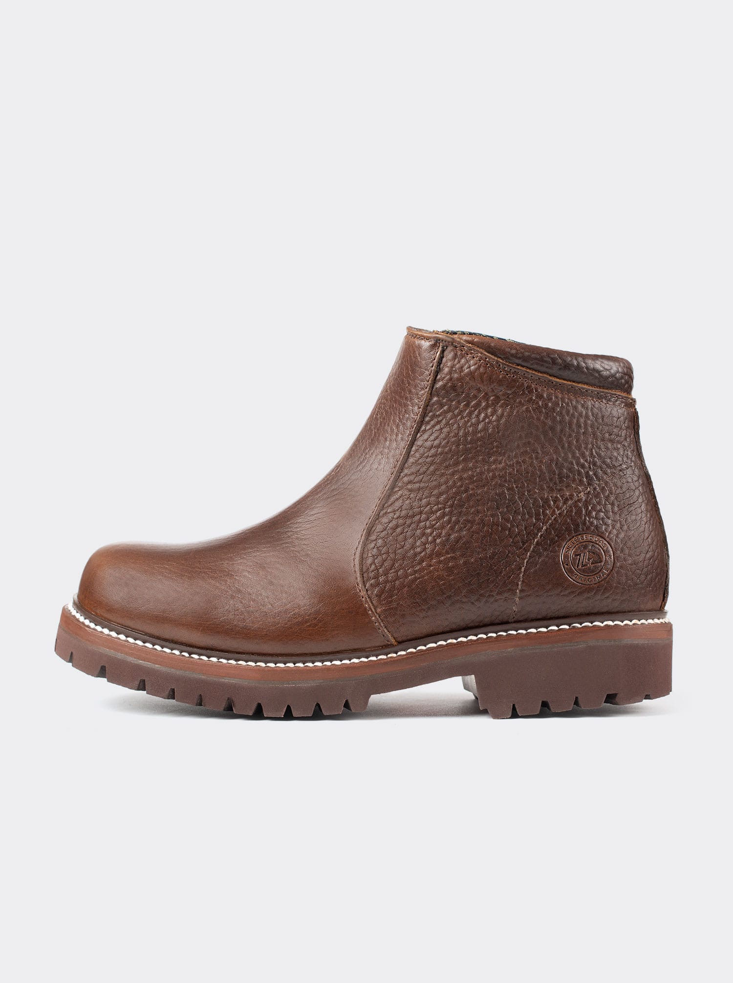 Zippered Comfort Boot in Bull Fight Ocher Style 2466
