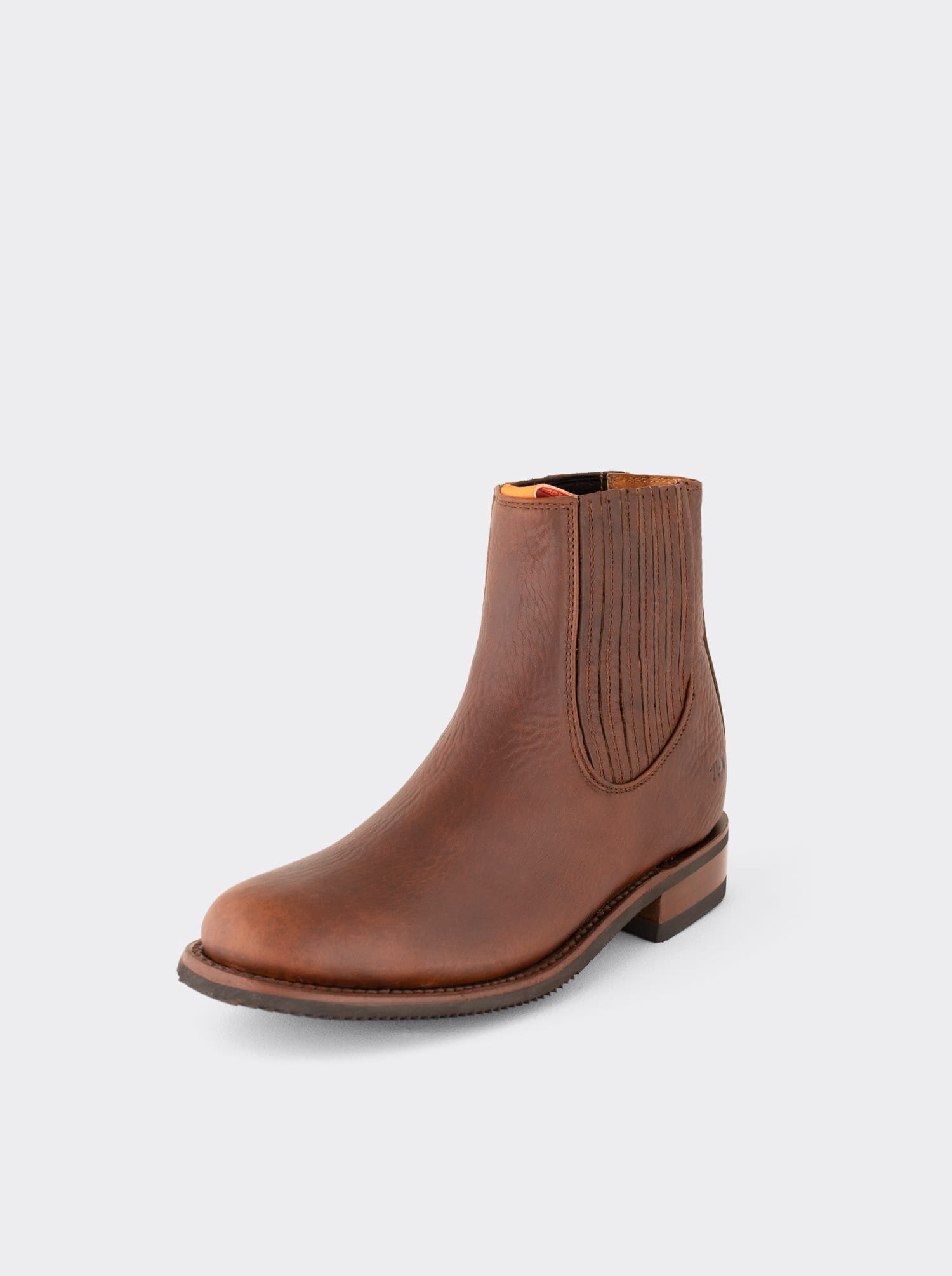 Men's Leather Charro Western Slip Resistant Boot Ocher Bull Fight Color style 6000