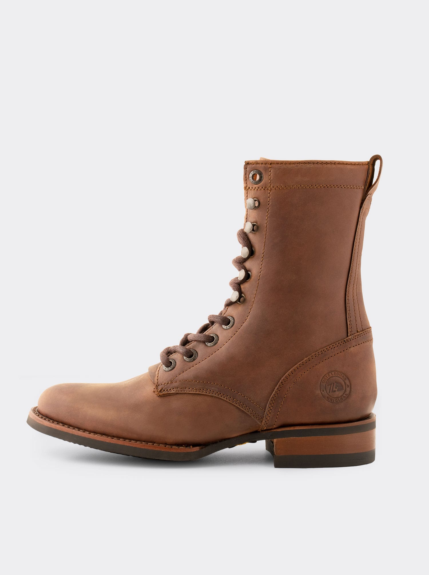 Lacer Cowboy Boot Vibram Sole Oil Resistant Oil Resistant Agreste Whiskey Style 6309