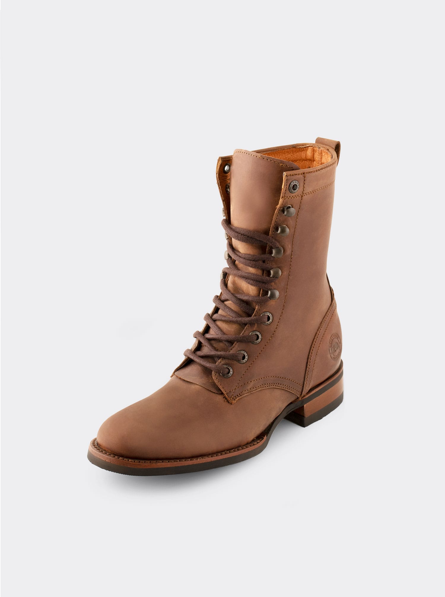 Lacer Cowboy Boot Vibram Sole Oil Resistant Oil Resistant Agreste Whiskey Style 6309