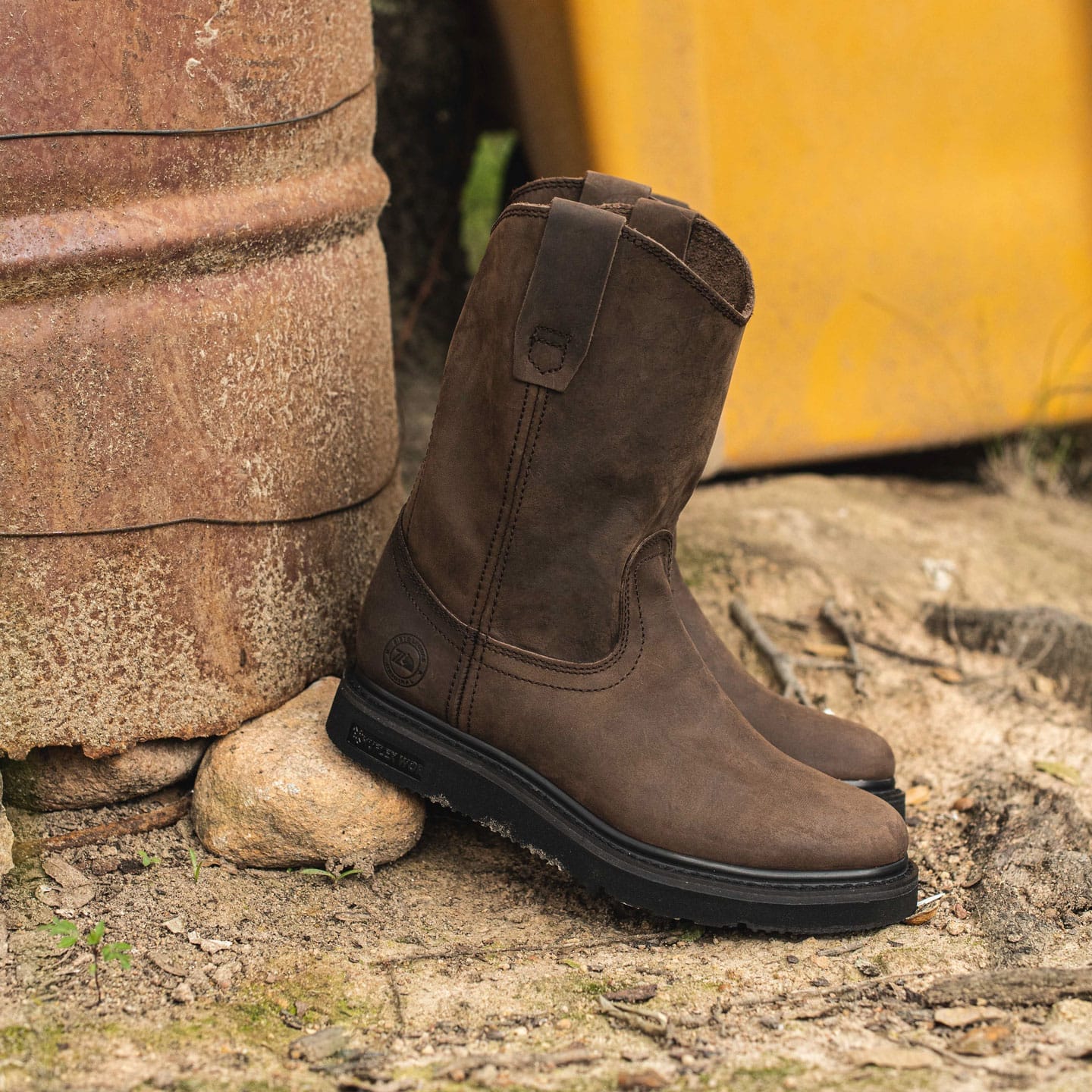 Wellington Light Work Boot in Crazy Brown Style 2222