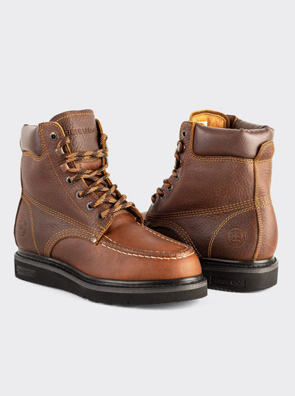 Haiker Light Heavy Duty Boot Bull Fight Ocher Style 2333