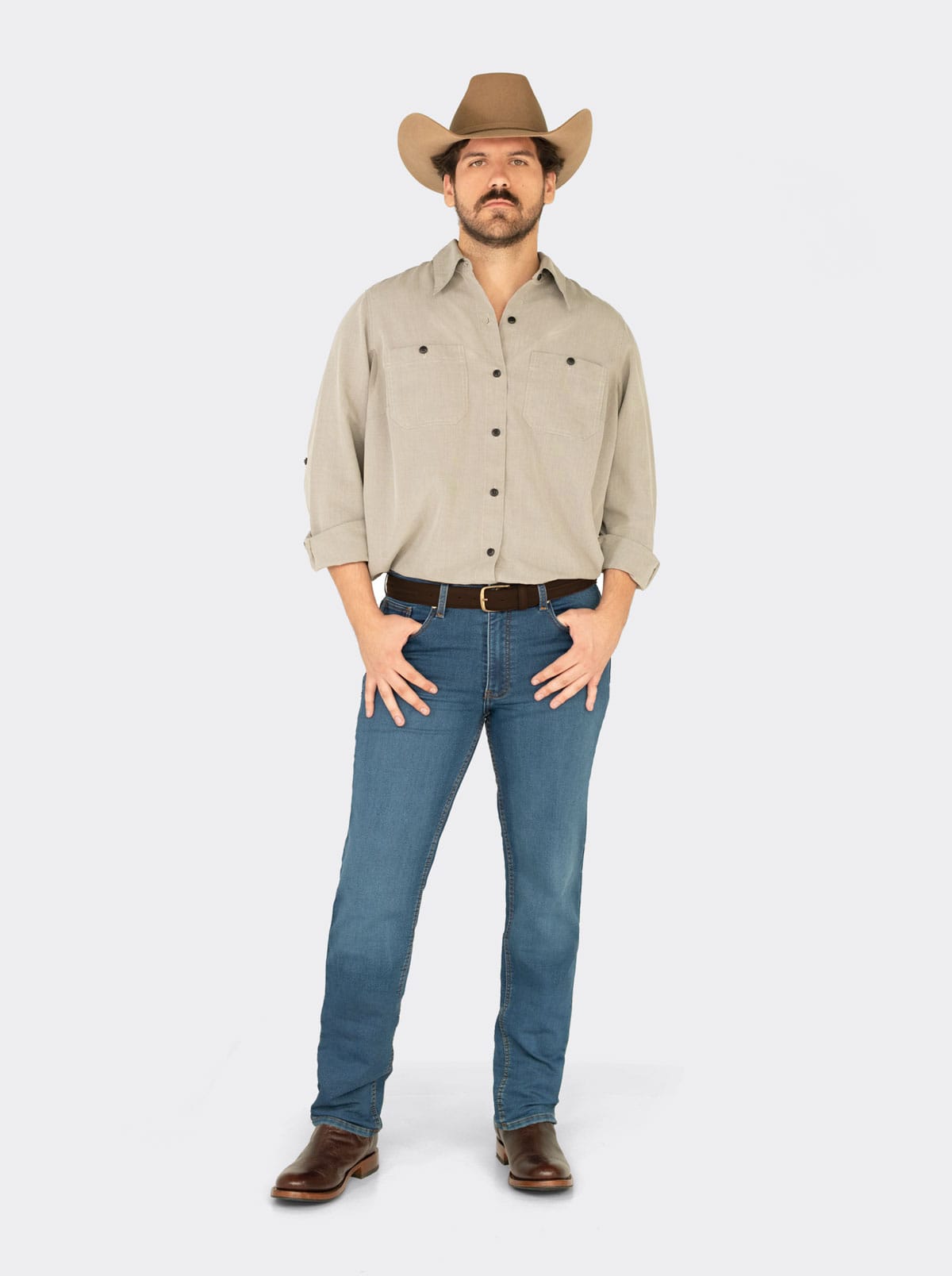 7L FLEX Regular Cut Denim Jeans Indigo Stone