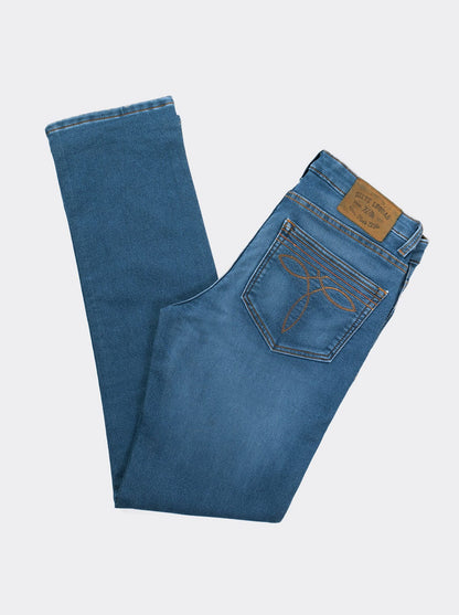 7L FLEX Regular Cut Denim Jeans Indigo Stone