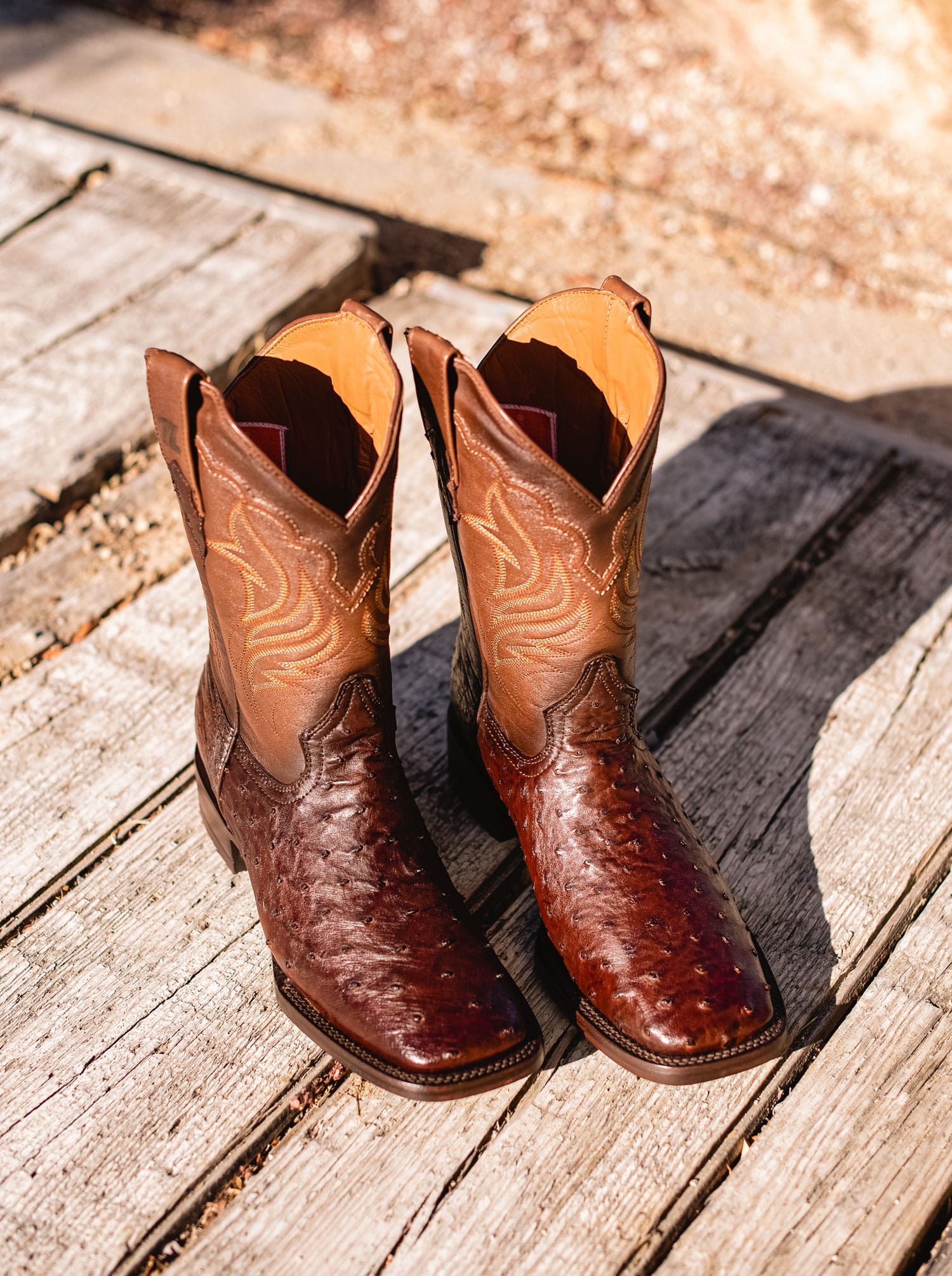 Rodeo Boot with Leather Sole in Imitation Leather Dragon Cognac Style 1555 (copia)
