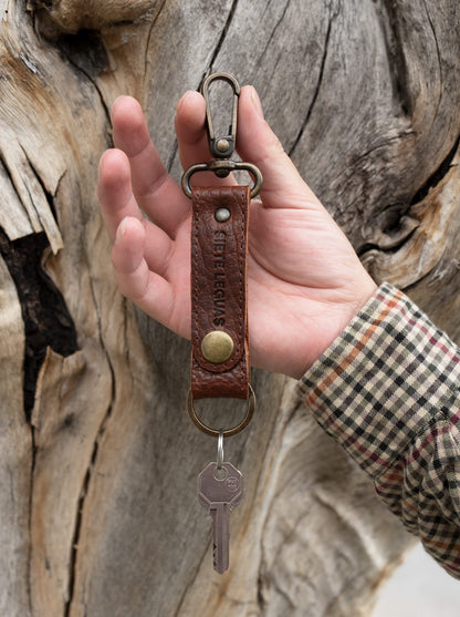 Seven Leagues Key Ring in American Bison Whiskey