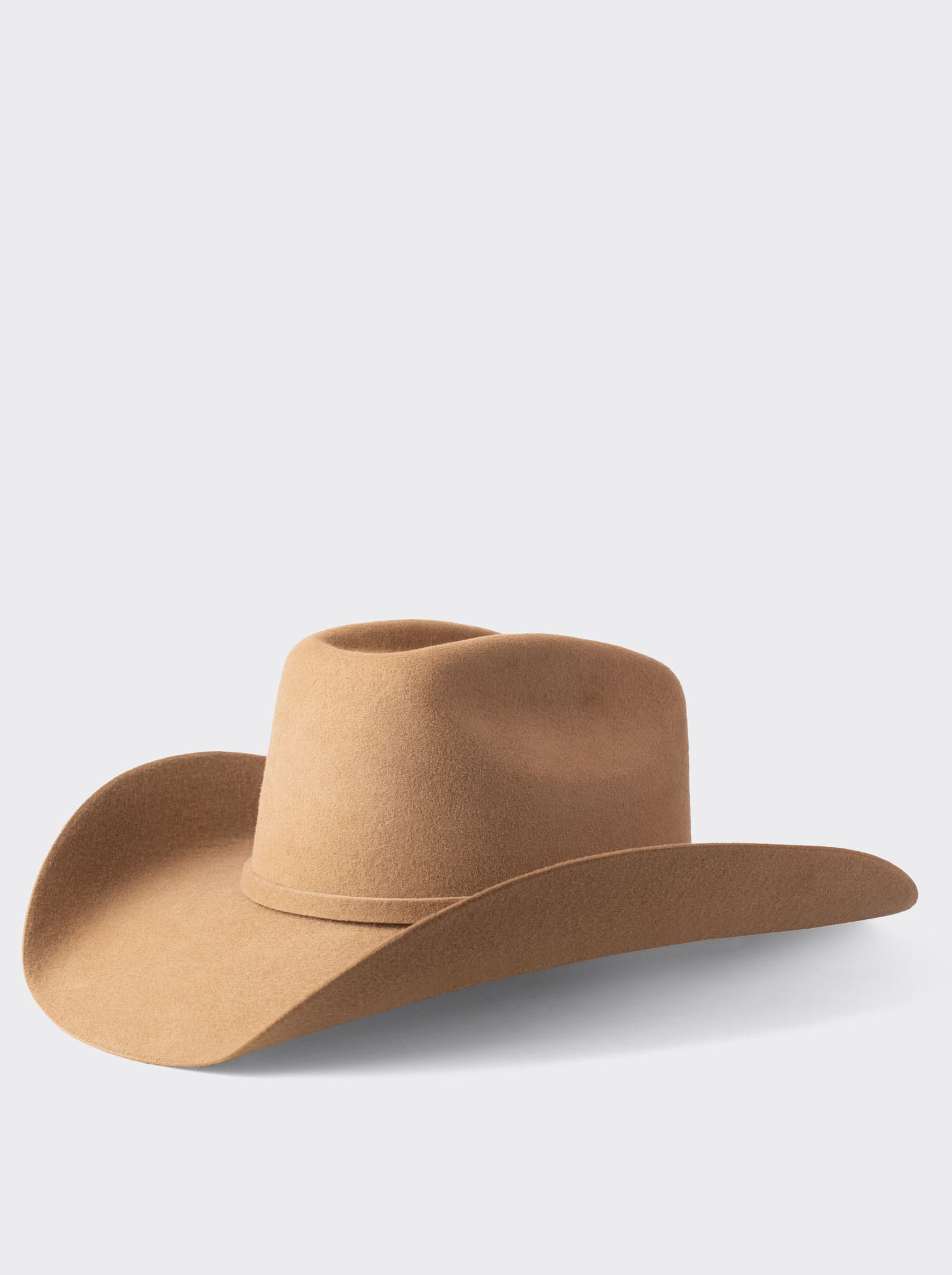 Texana Style Cowboy Hat in Camel Wool