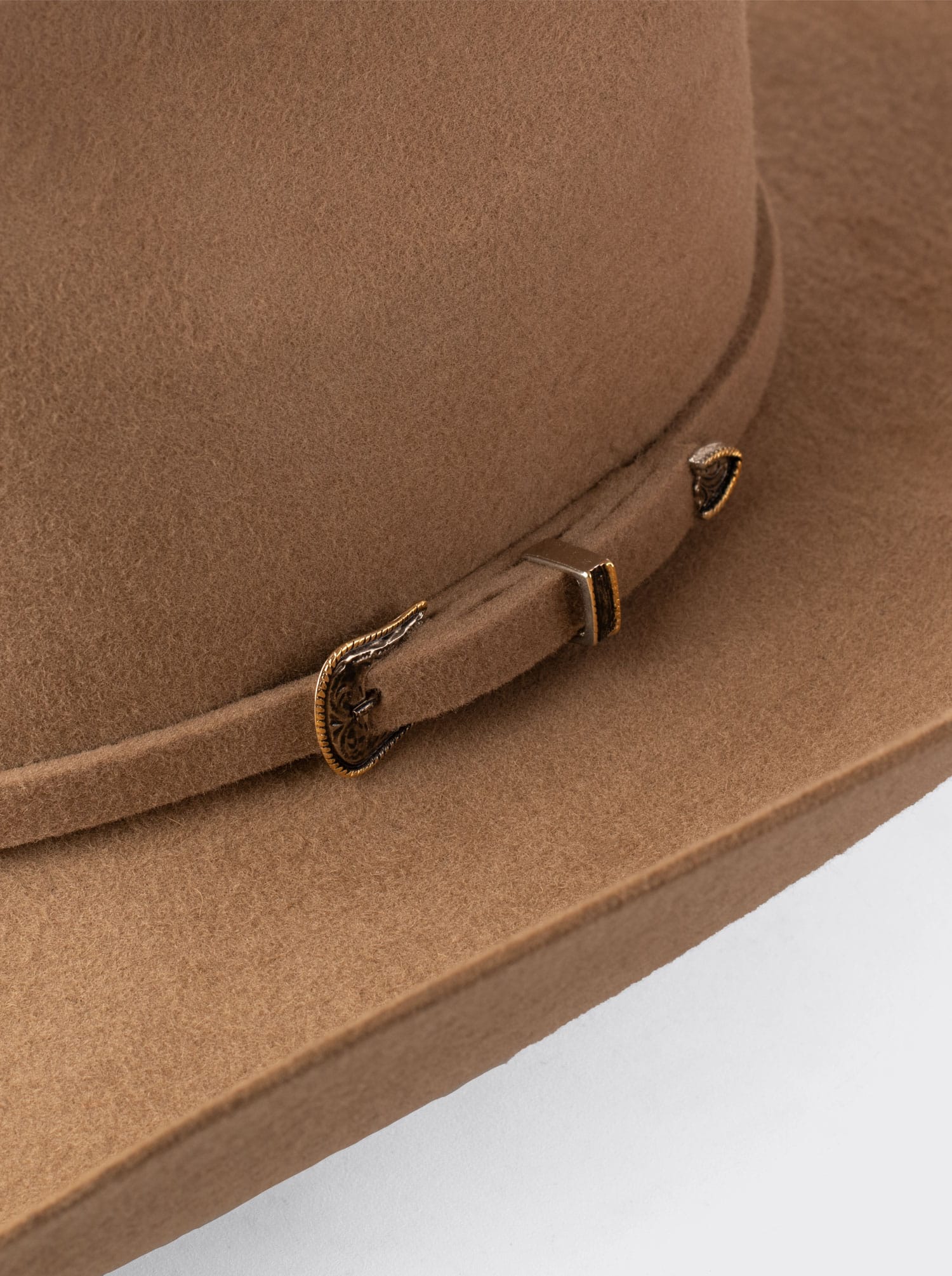 Texana Style Cowboy Hat in Camel Wool