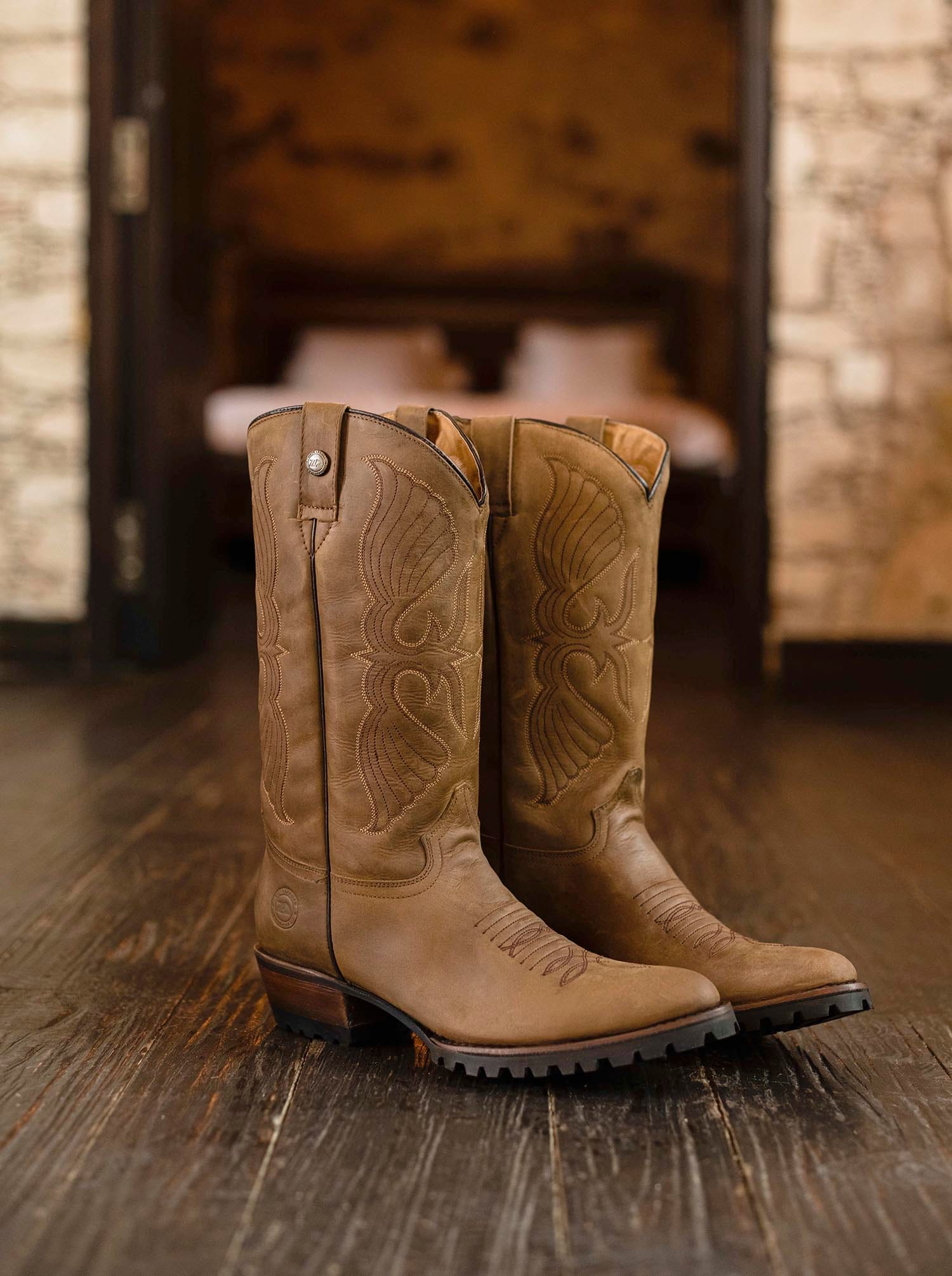 Track Cowboy Work Boot Crazy Papaya Style 1345